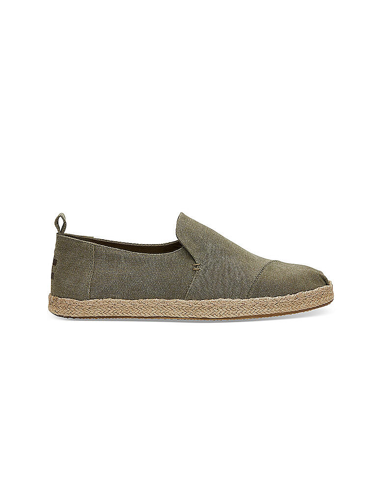 TOMS Herren Espadrille Slipper Deconstructed Alpargata Rope olive